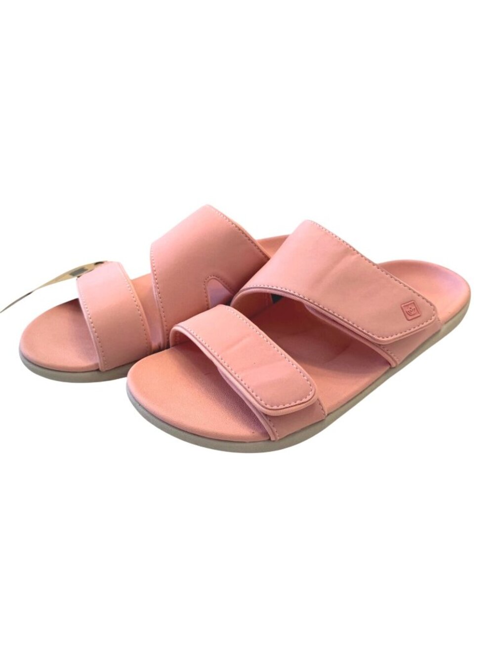 Spenco Kholo Nuevo Sandal Size 8.5 Wide Coral Pink Sandal NWT Adjustable Women's